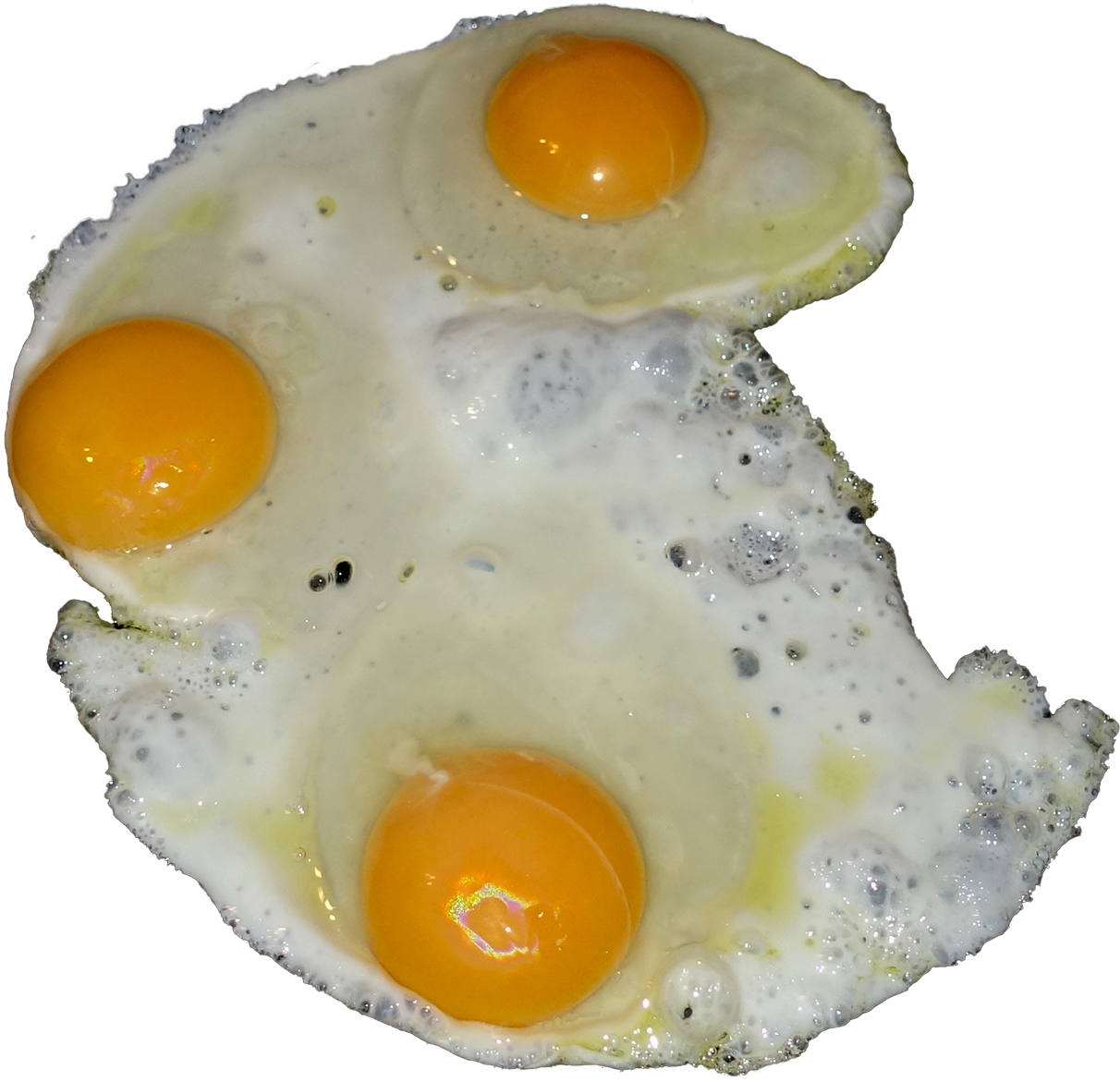 พื้นหลังภาพ PNG ทอดไข่ครึ่งไข่