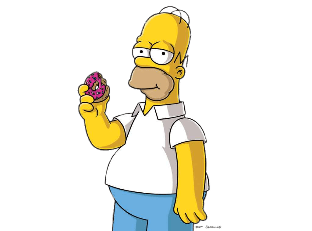 Homer Bart Simpson PNG Transparentes Bild