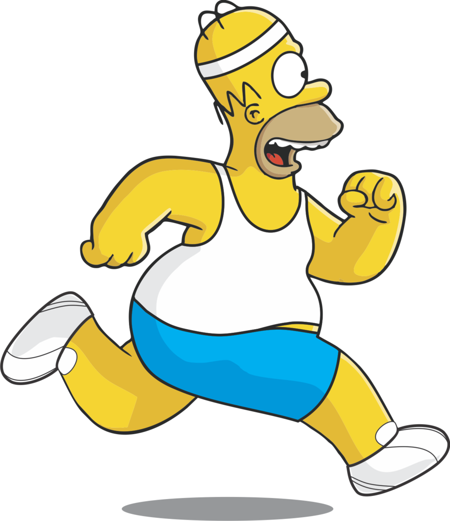 Homer Simpson Cartoon Kostenloses PNG-Bild