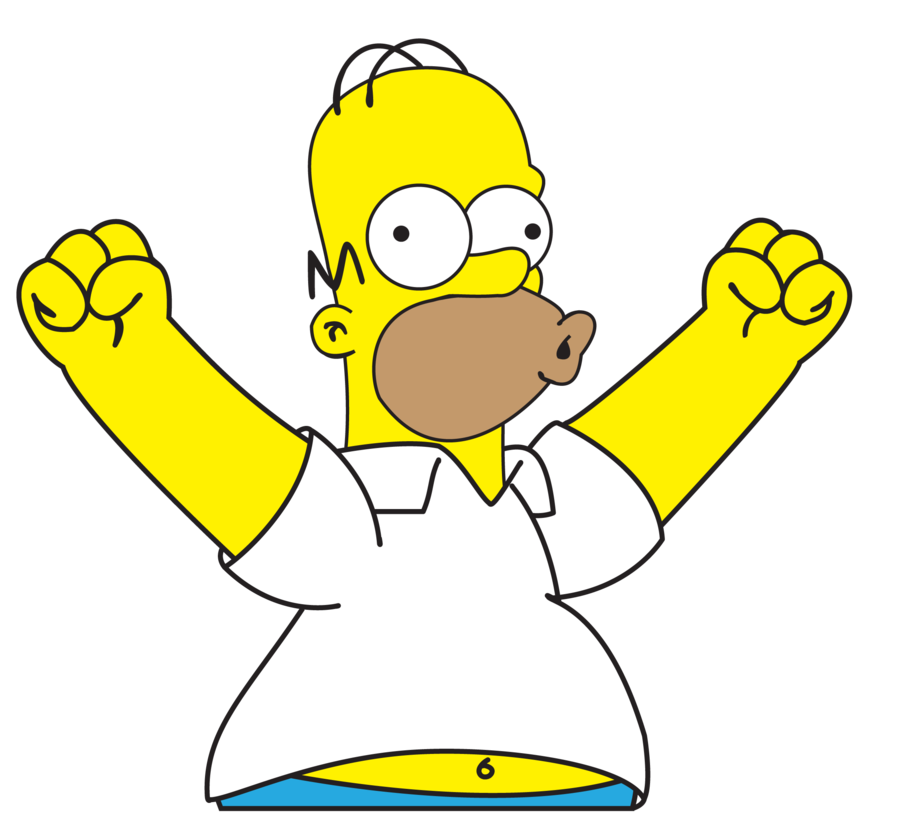 Homer Simpson Cartoon PNG-Bild