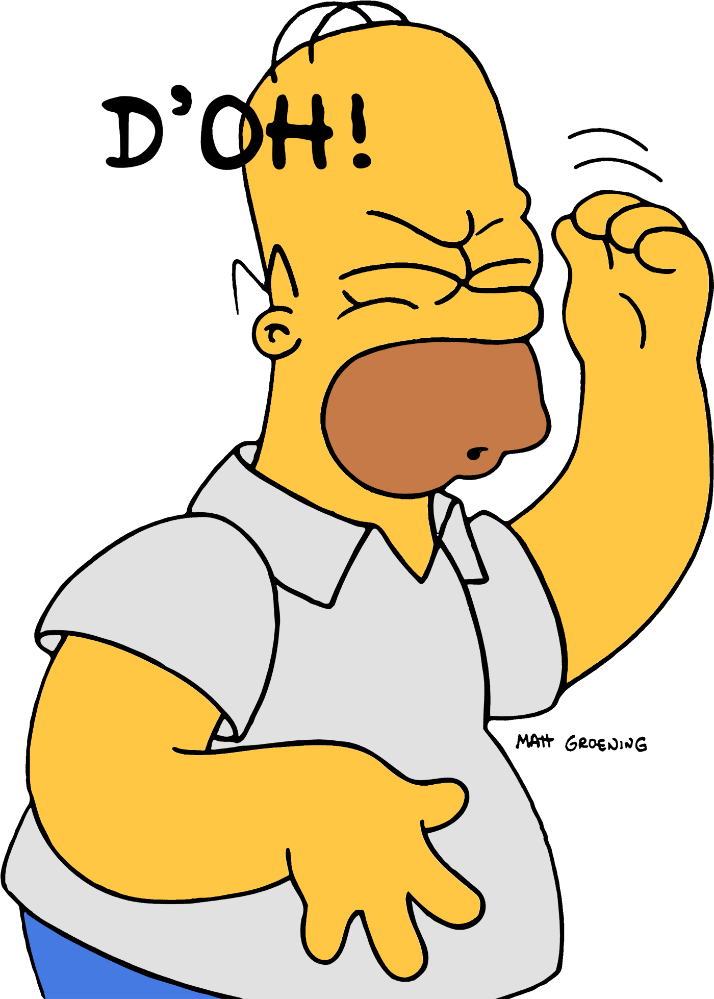 Homer Simpson Cartoon PNG Foto