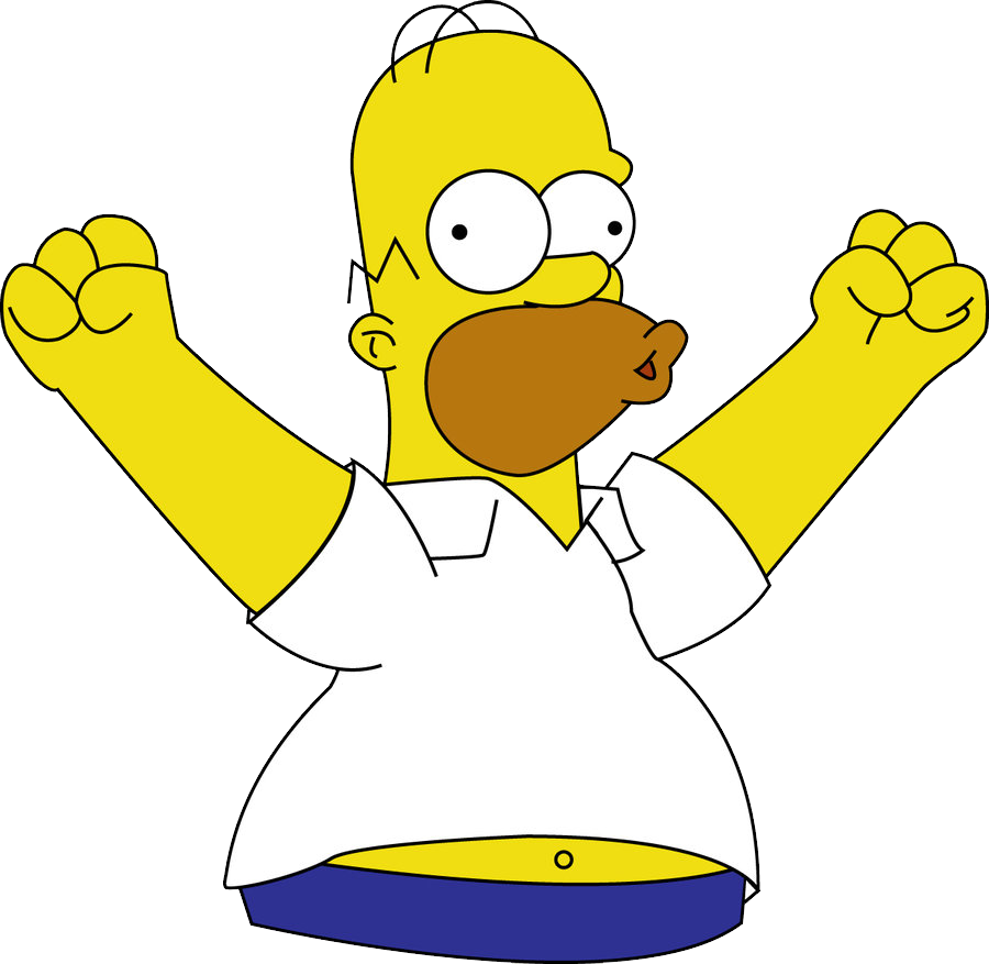 Homer Simpson PNG Transparentes Bild