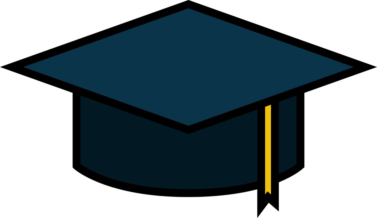 Master Grad Cap PNG Image