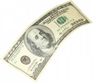 Money Hundred Dollar Bill PNG Image