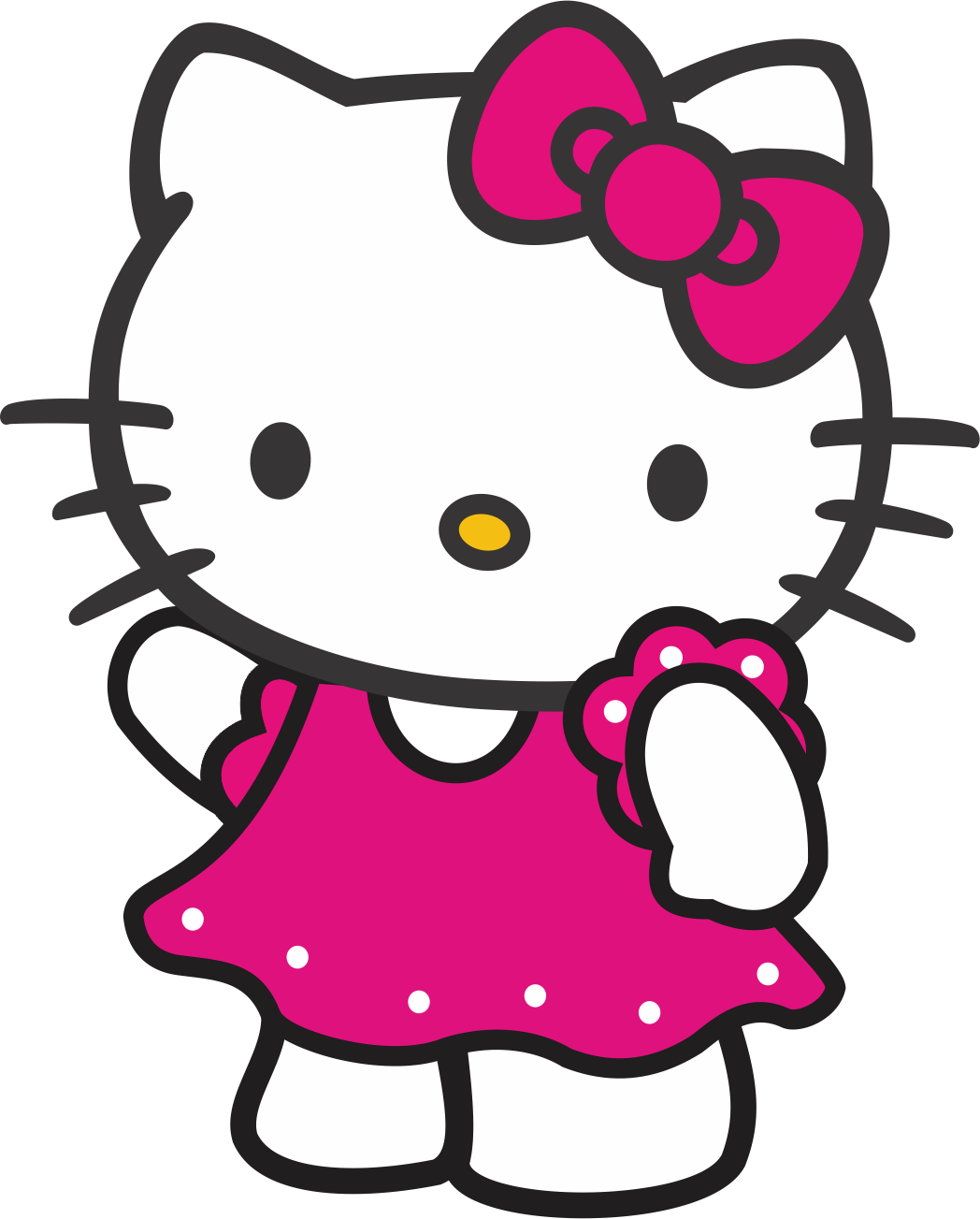 Hello Kitty Pink SVG