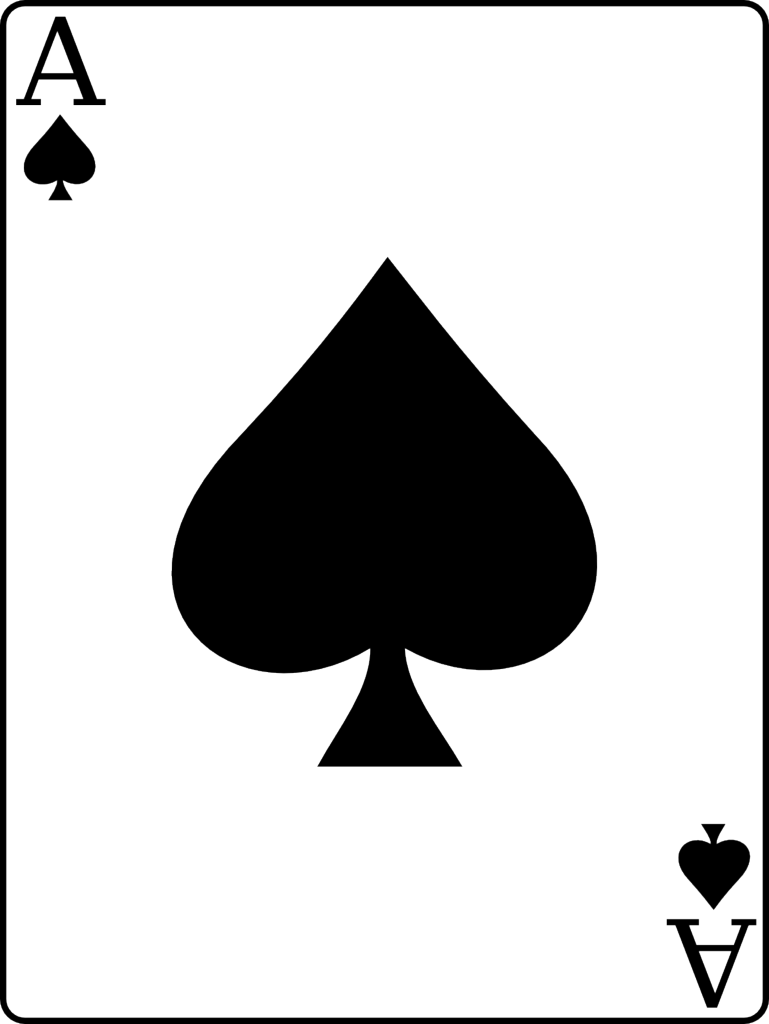 Spades Ace Card PNG Photo