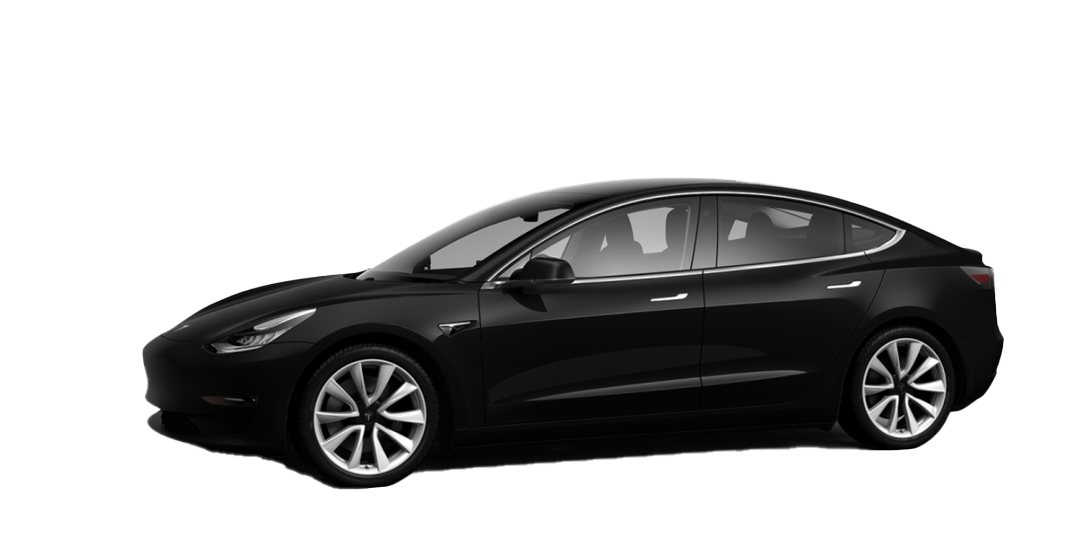 Tesla Cabrio-transparentes Bild