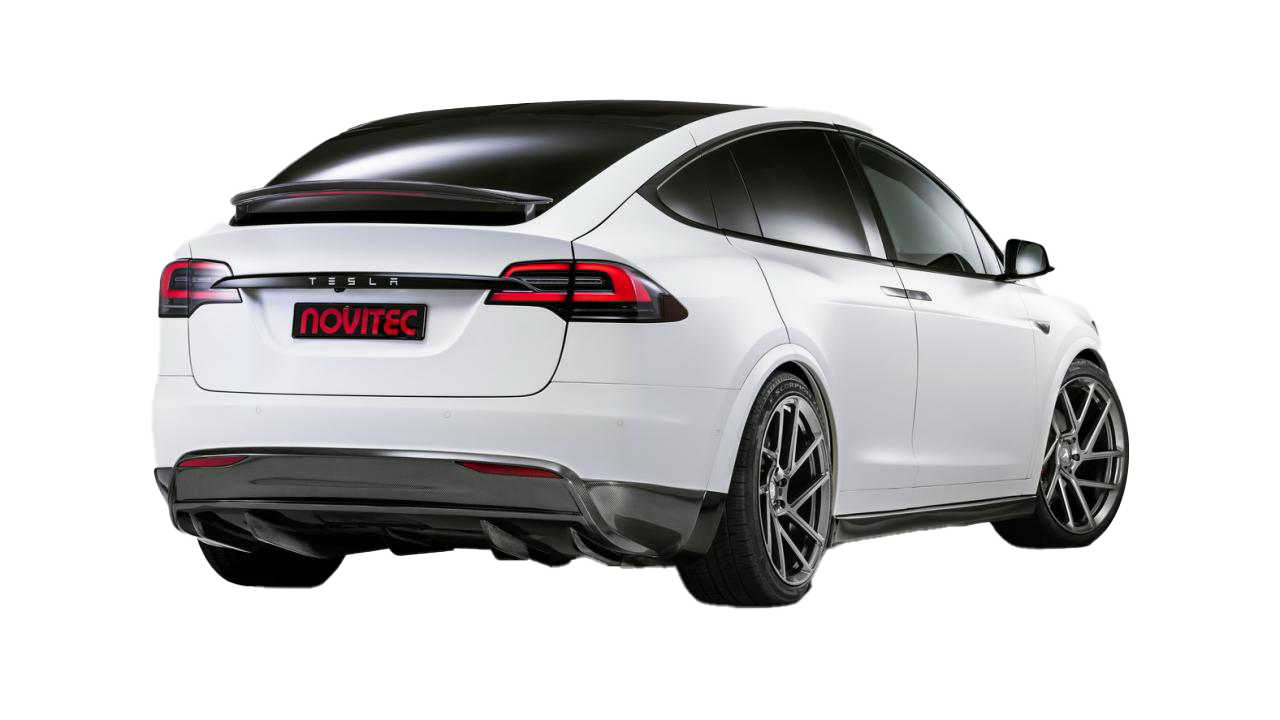Tesla Model X прозрачное изображение
