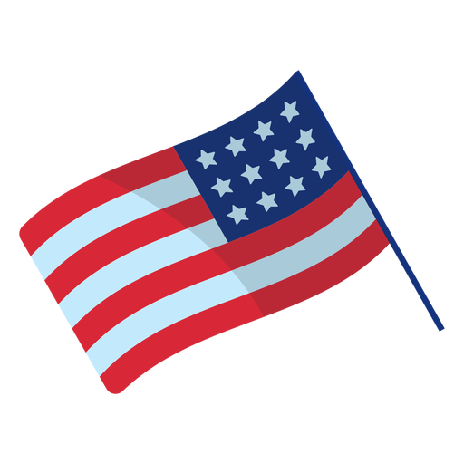 Imagen Transparente de la bandera de Estados Unidos