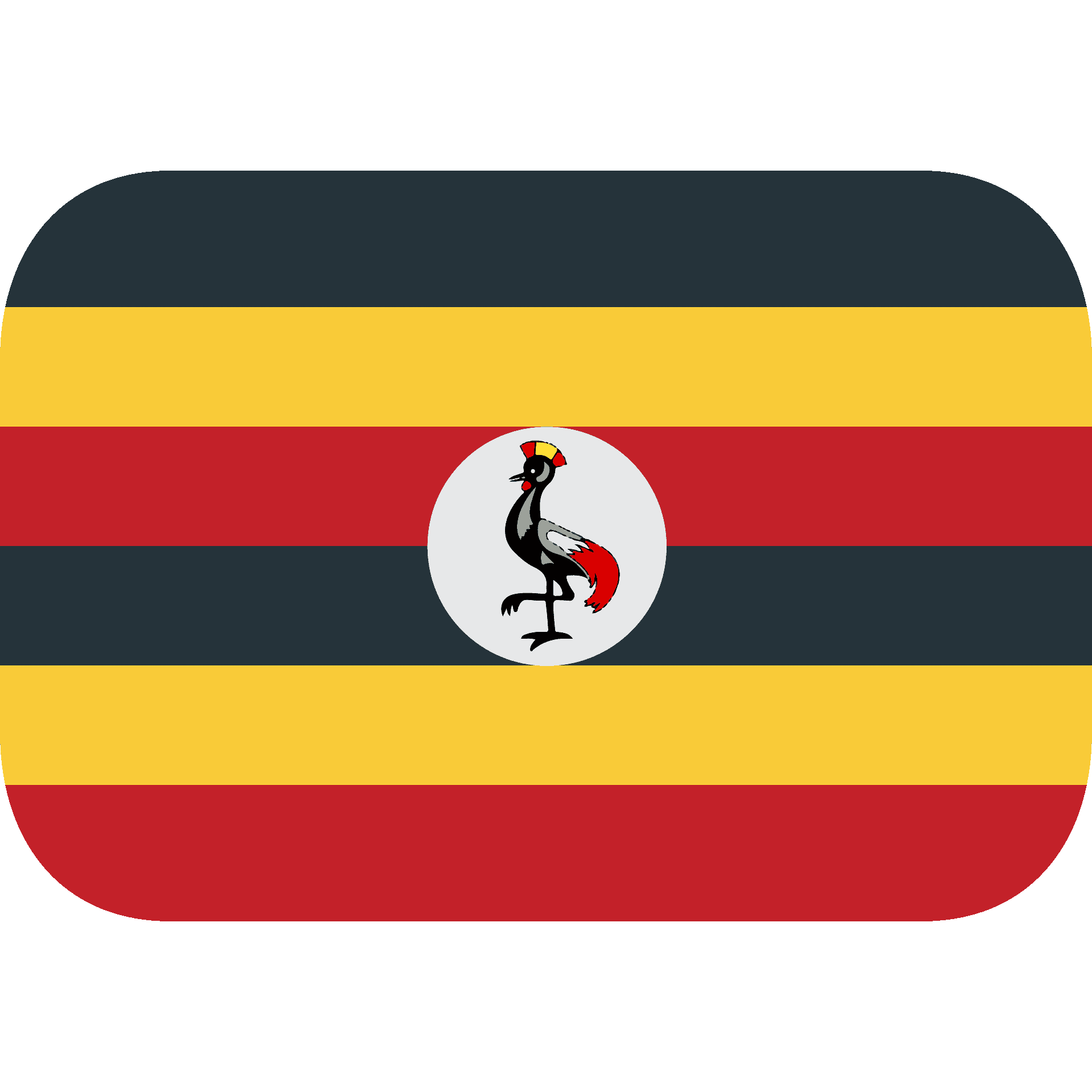 Uganda bayrağı ücretsiz PNG Görüntü