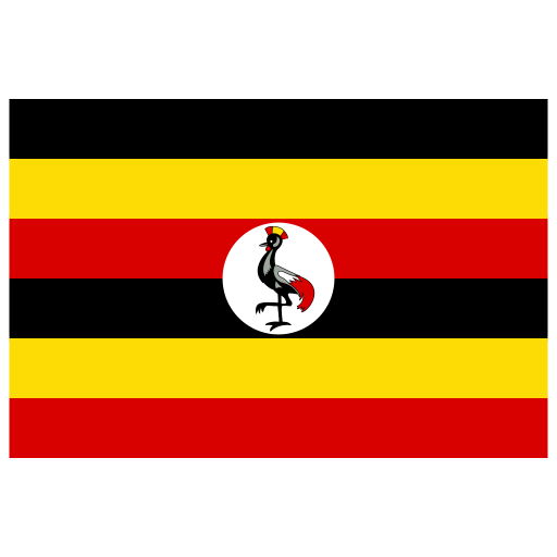 Uganda bayrağı PNG bedava indir
