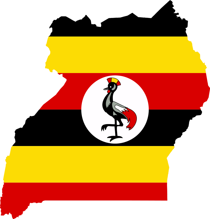 Uganda bayrağı PNG Fotoğraf