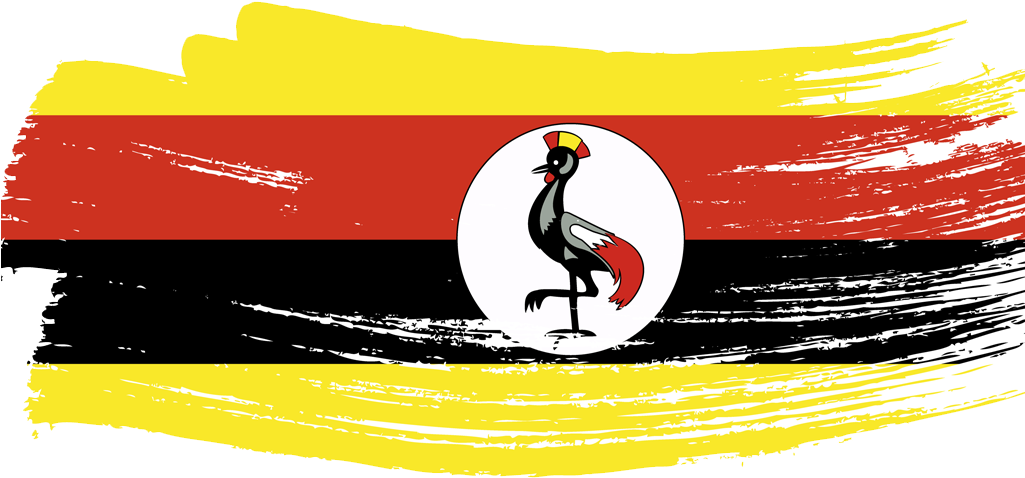 Uganda bayrağı şeffaf Görüntü