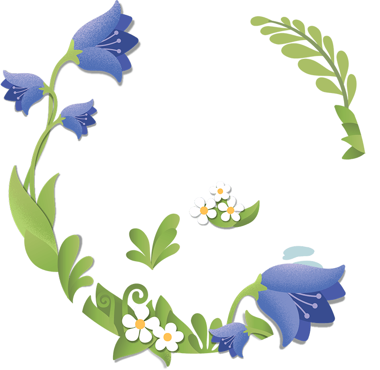 Vector Bluebells PNG Scarica limmagine