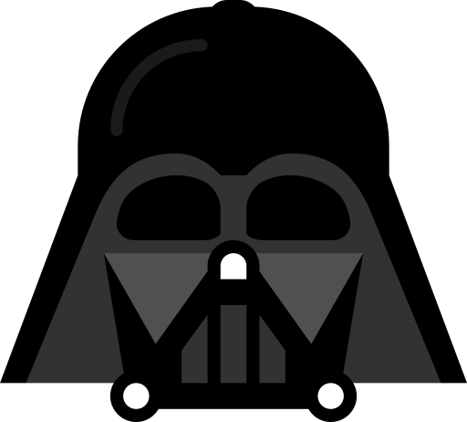 Vector Darth Vader Casco de la imagen Transparente