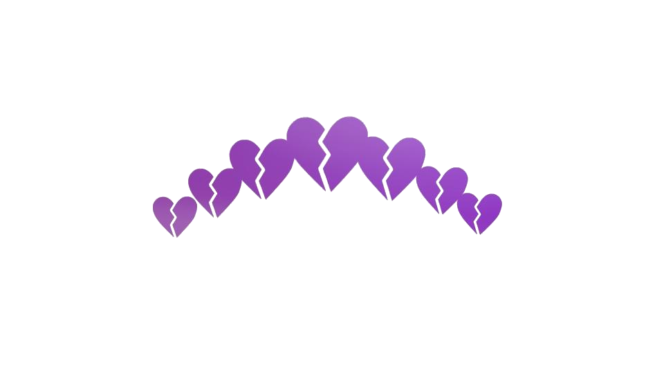 Vector Heart Crown PNG Picture