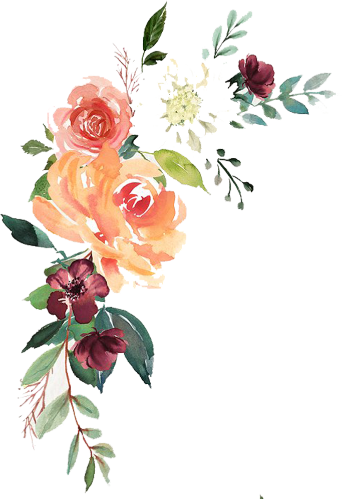 Watercolor Flower Free PNG-Afbeelding