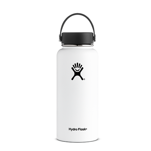 Hydro Flask Putih PNG Gambar Transparan