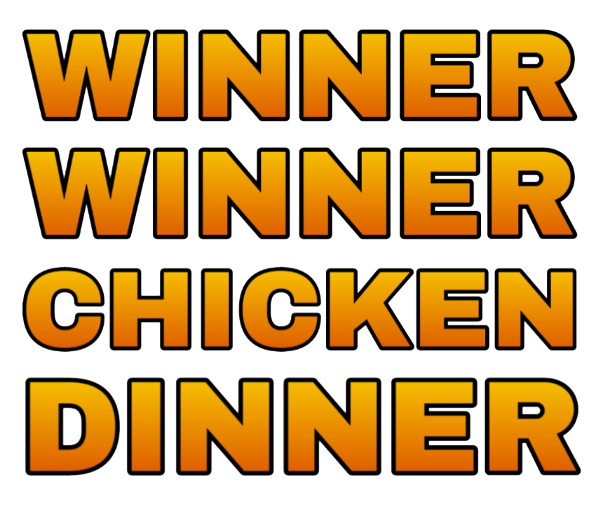 الفائز الفائز دجاج عشاء PNG صورة شفافة