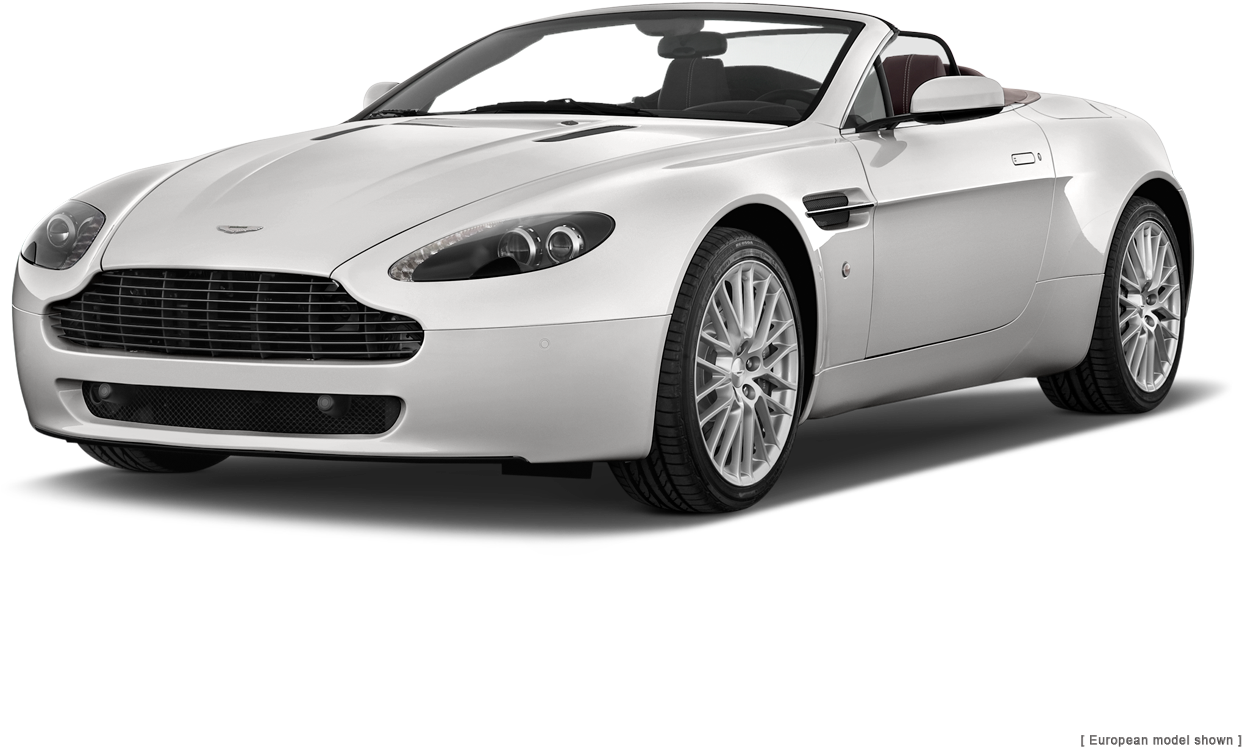 Aston Martin Silver Car PNG Immagine Trasparente
