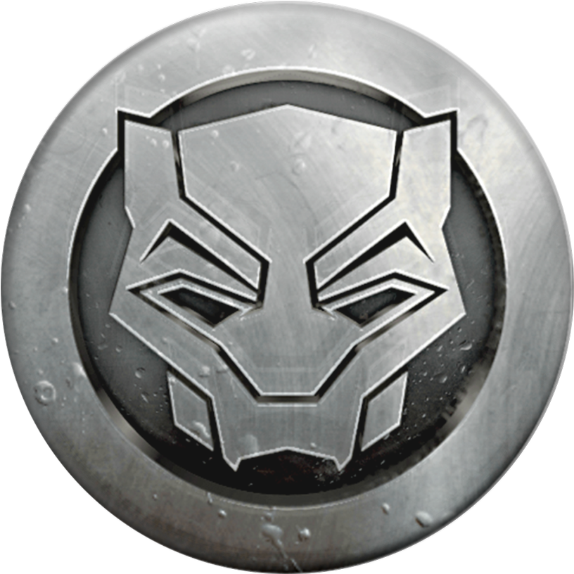 Avengers Black Panther logo gratis PNG immagine