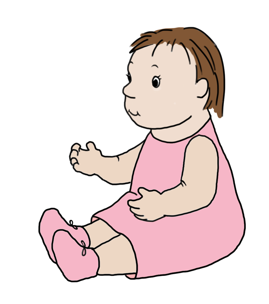 Gambar bayi perempuan PNG