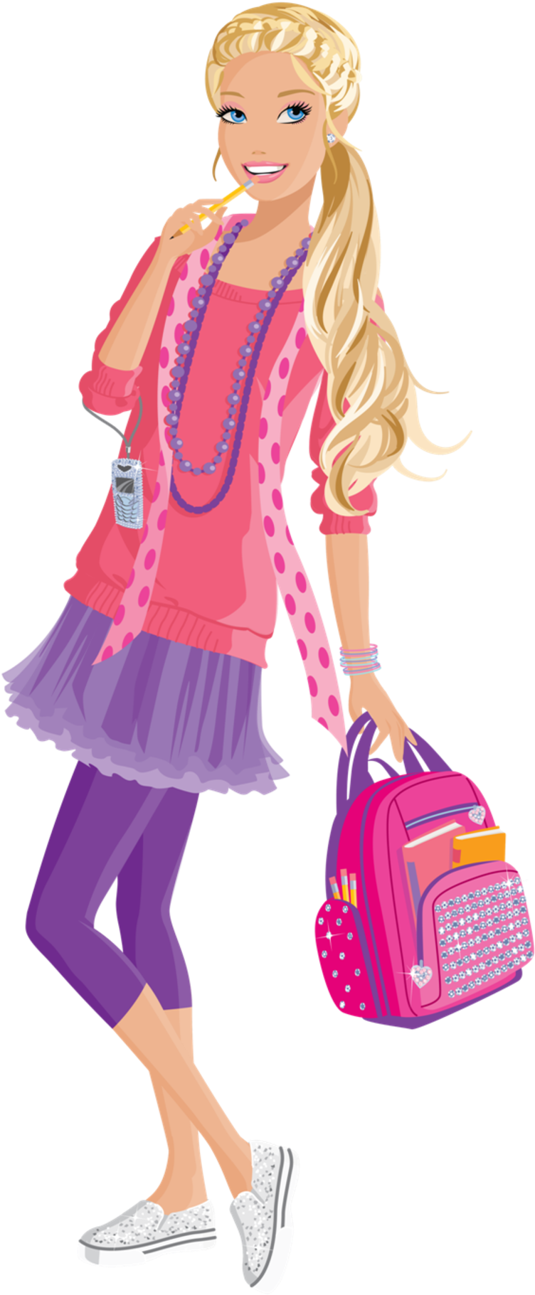 Barbie Girl PNG Transparentes Bild