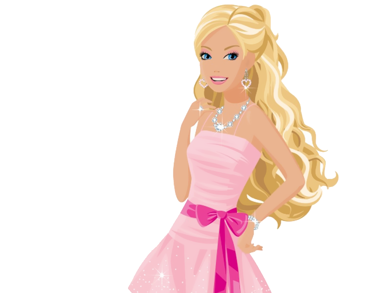 Schöne barbie PNG Bild Herunterladen