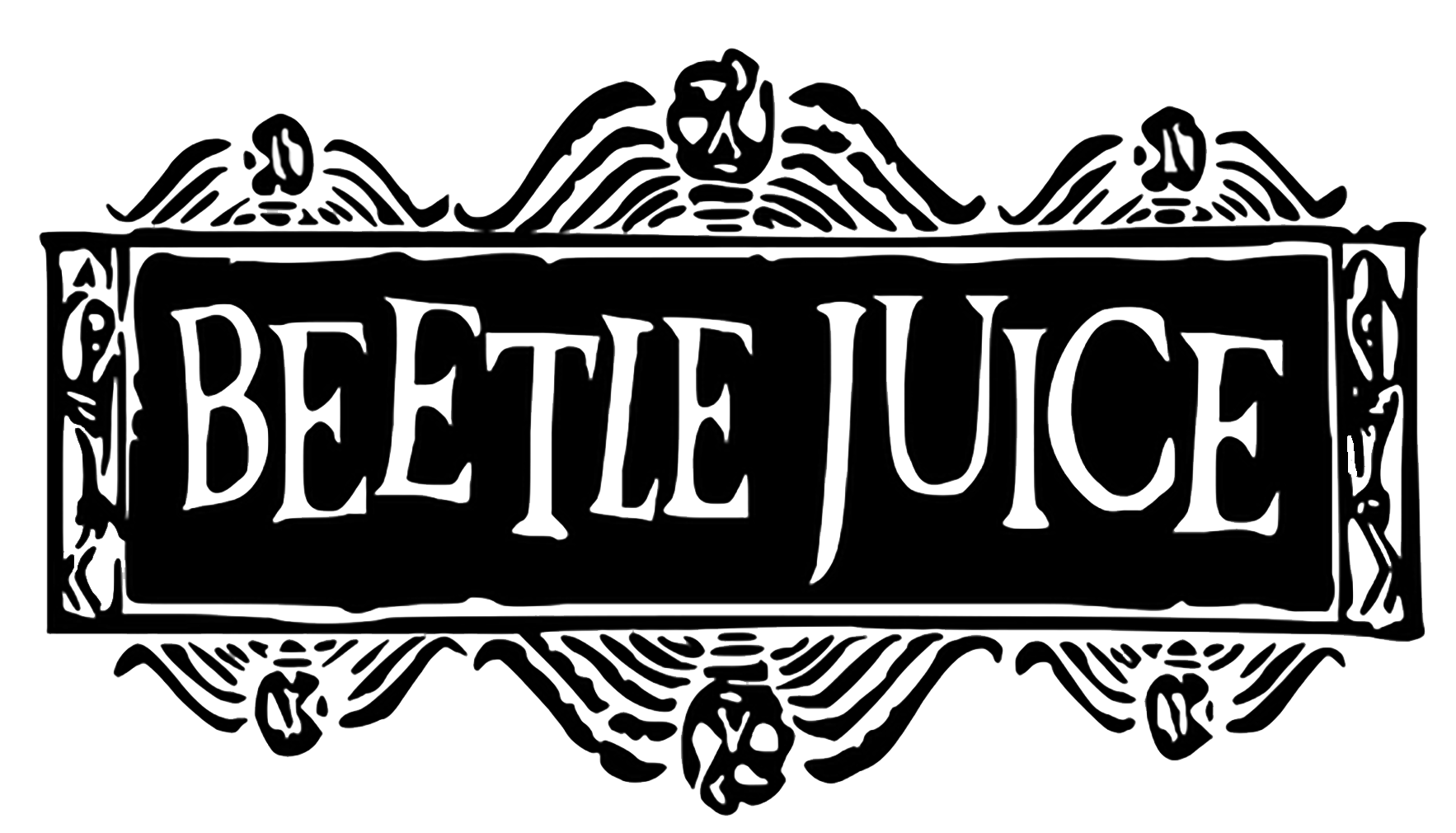 Beetlejuice logotipo PNG imagem fundo