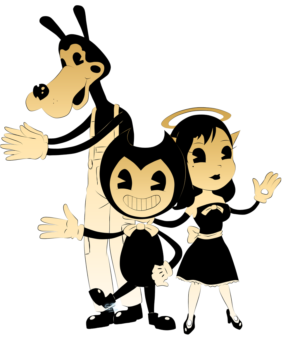 Bendy dan mesin tinta PNG Gambar