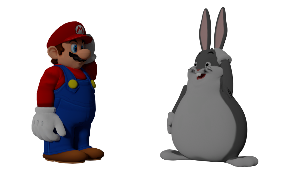 ภาพ PNG การ์ตูน Big Chungus