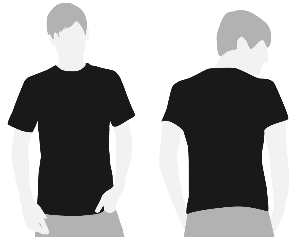 Black T-Shirt PNG Transparent Images - PNG All