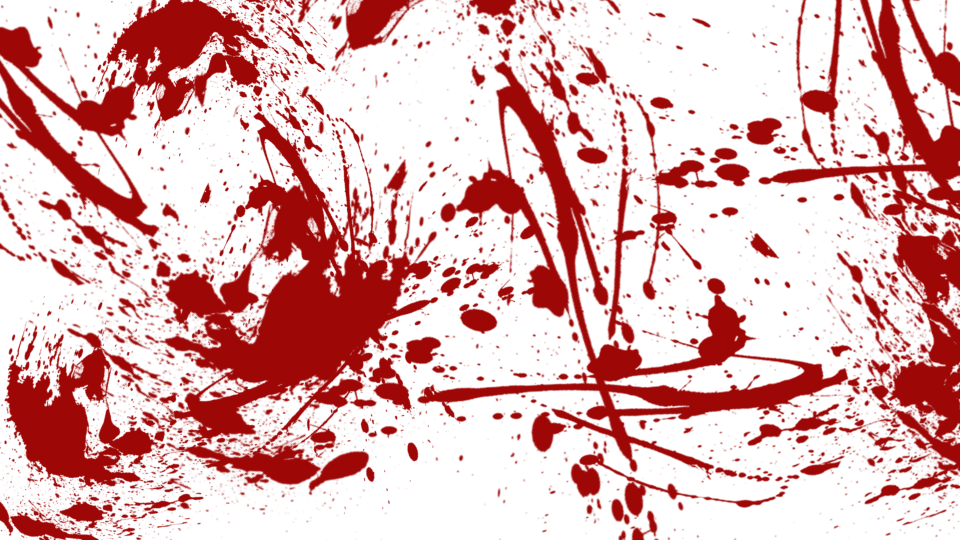 กระเซ็นเลือด Grunge พื้นหลังภาพ PNG
