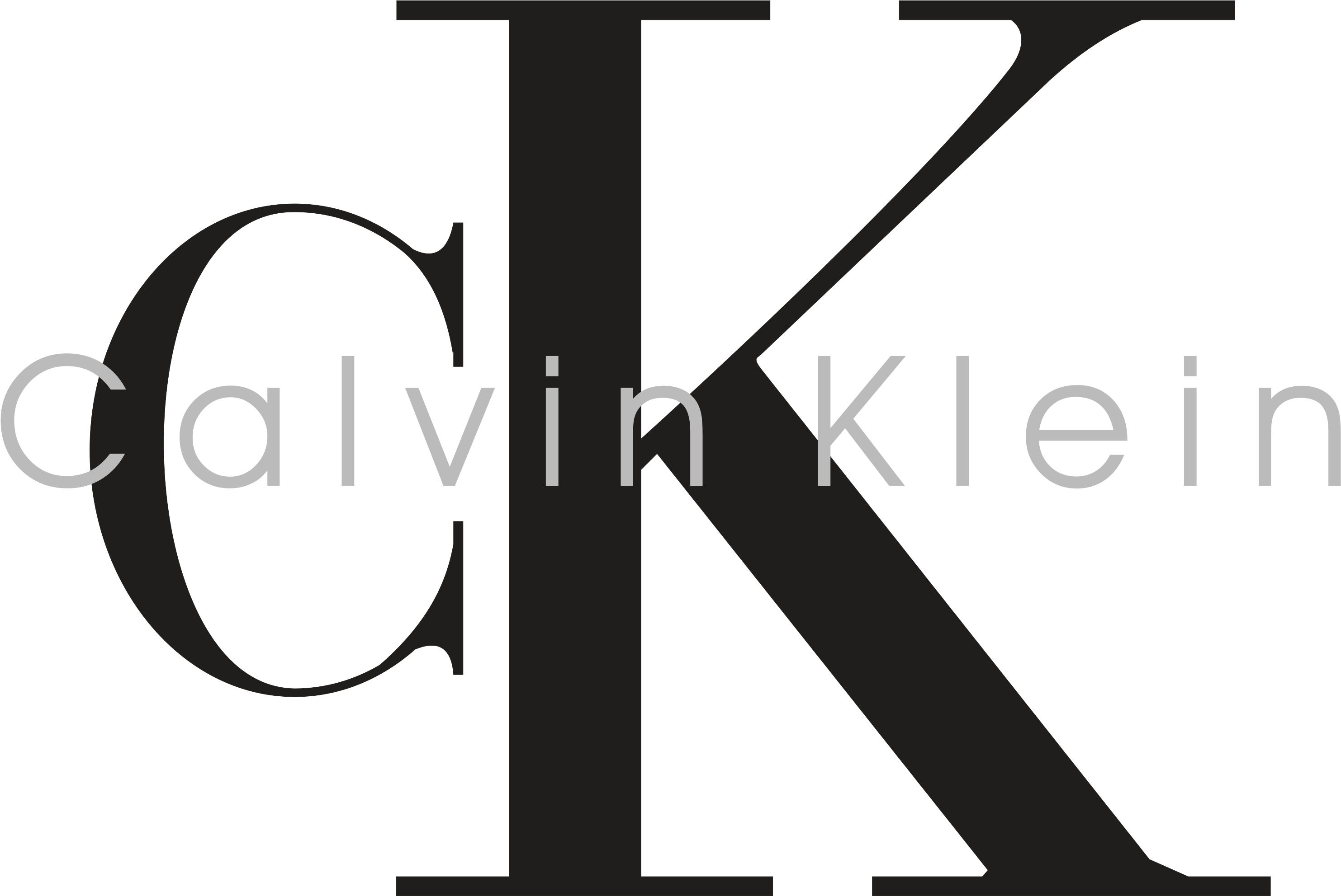 Ck calvin klein logo PNG image Fond