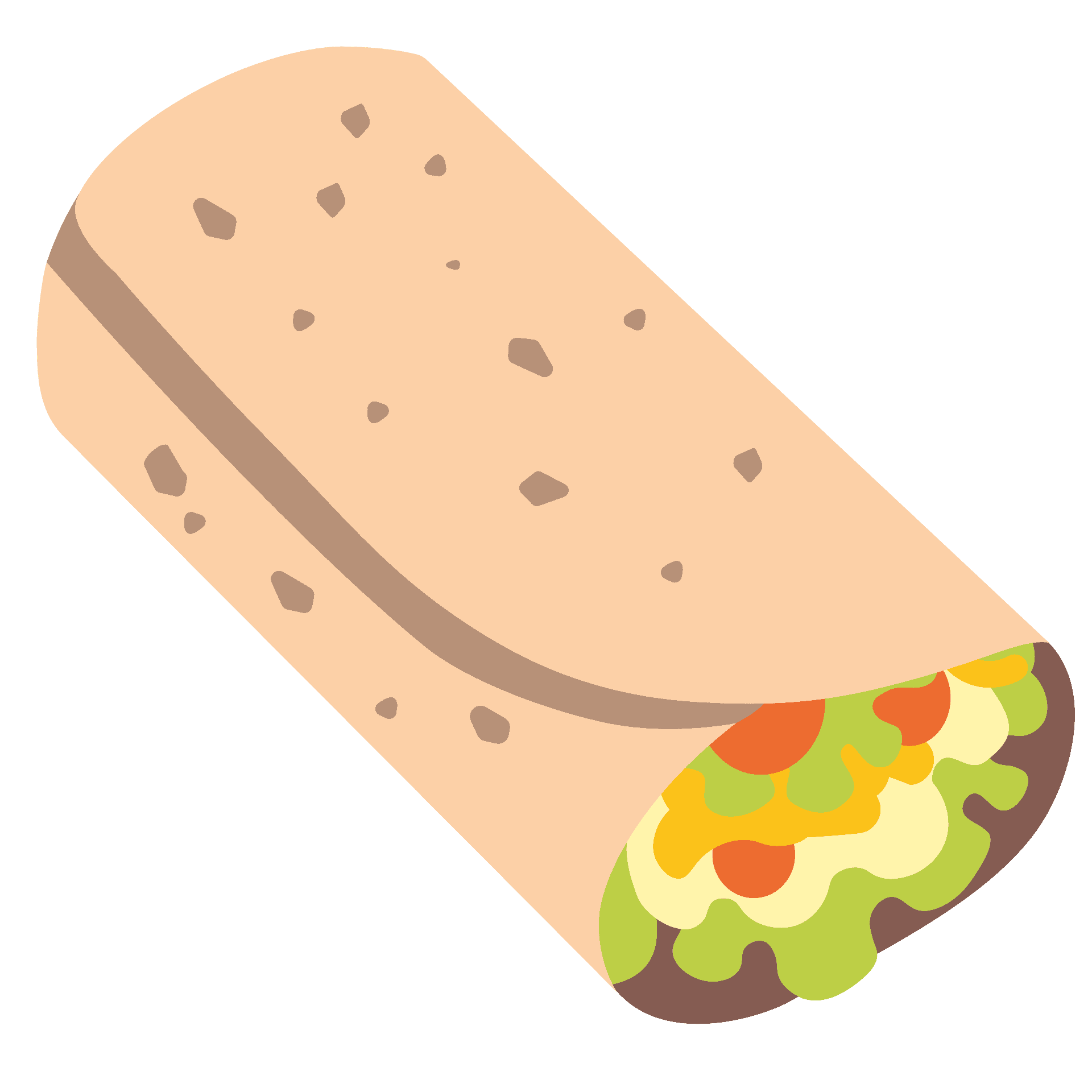 Burrito de poulet Image PNG GRATUITE