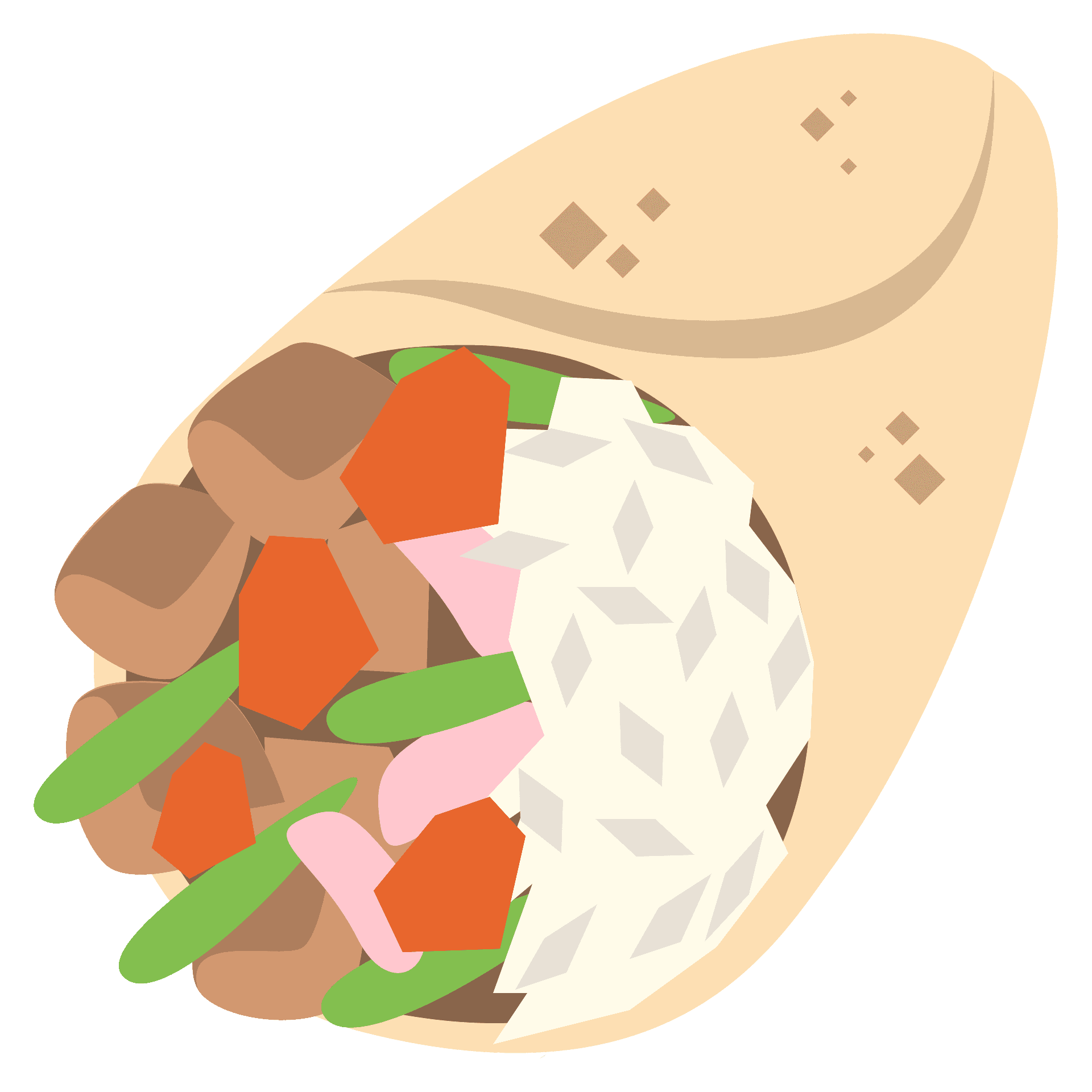 Poulet Burrito PNG Télécharger limage