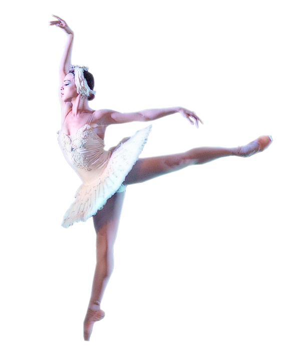 Bailarina de ballet clásico PNG imagen