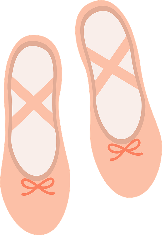 أحذية الباليه الكلاسيكية PNG جودة عالية