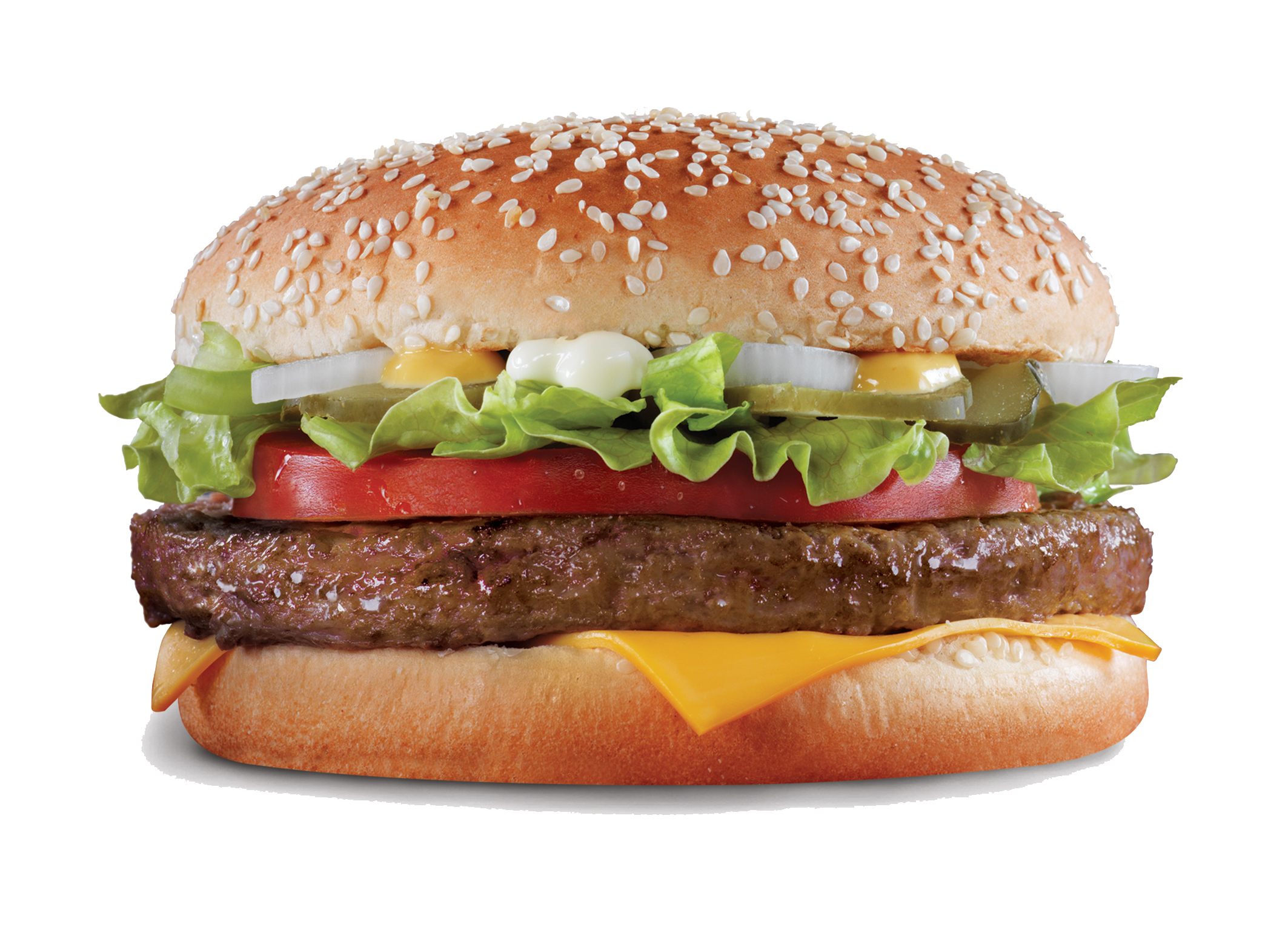 Cuisine Burger Sandwich PNG High-Quality Image