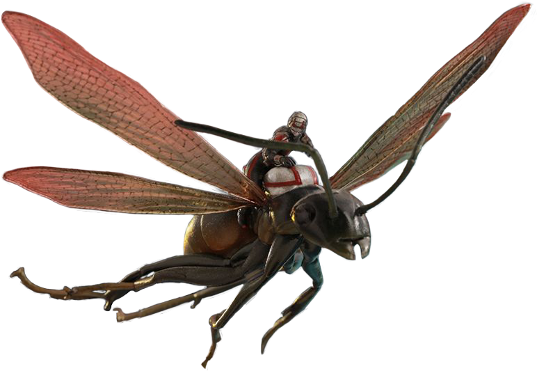 Flying Ant Man PNG Transparent Image