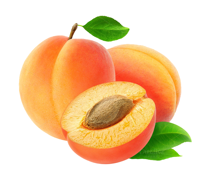 Background image PNG aprikot segar