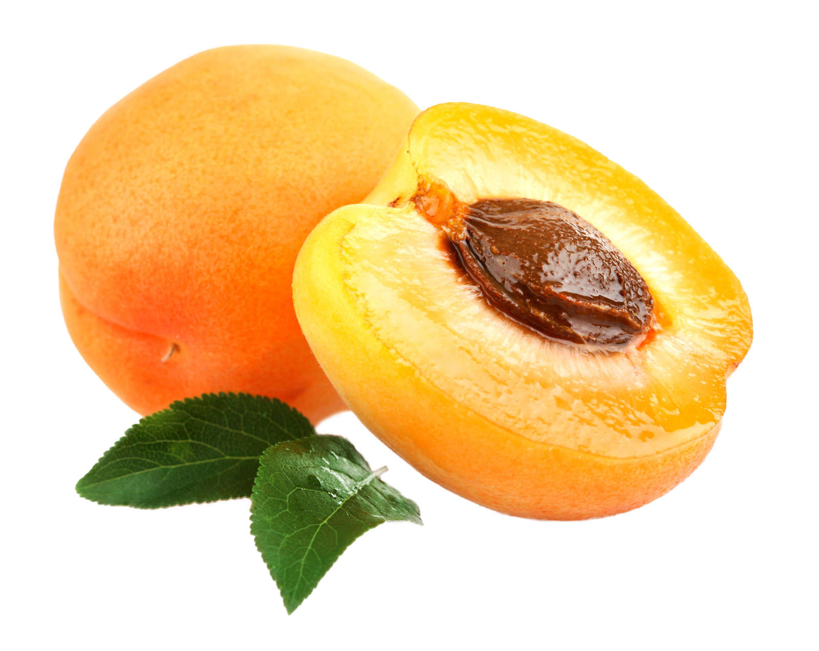 Gambar Transparan aprikot segar