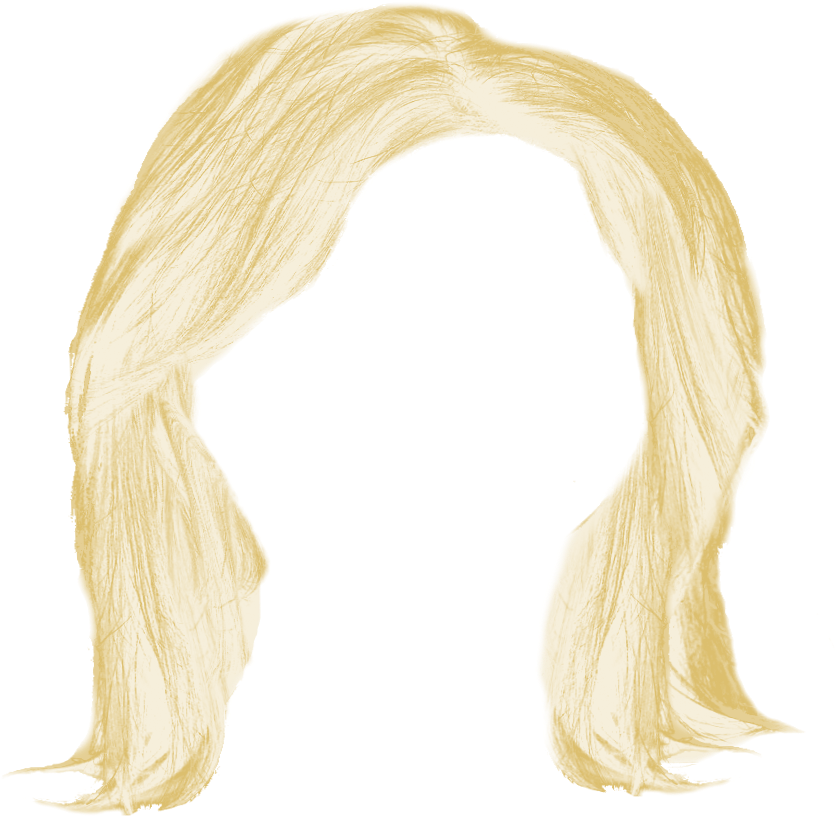 Золотые блондинки волосы прозрачное изображение