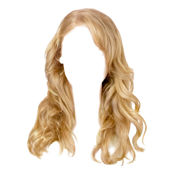 Длинные волосы блондинка PNG Image