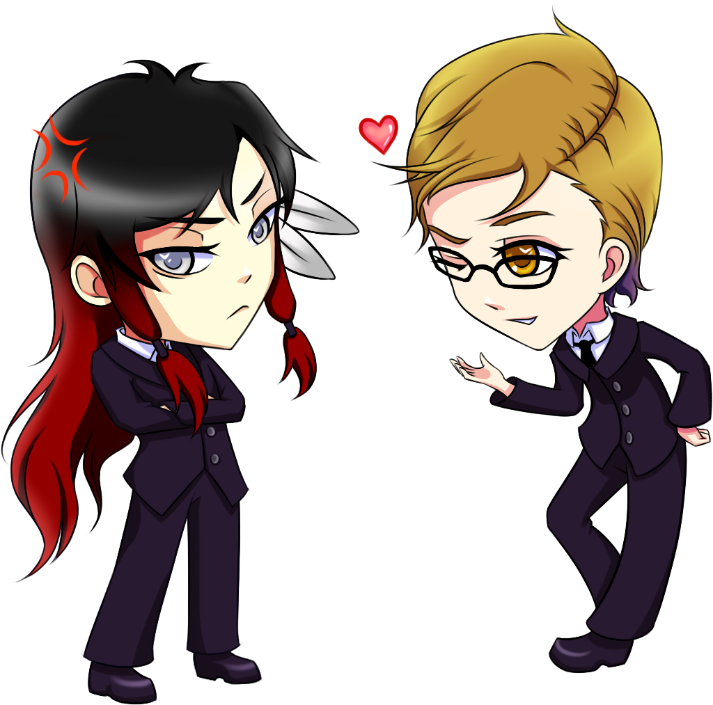 Love Anime Couple PNG Transparent Image