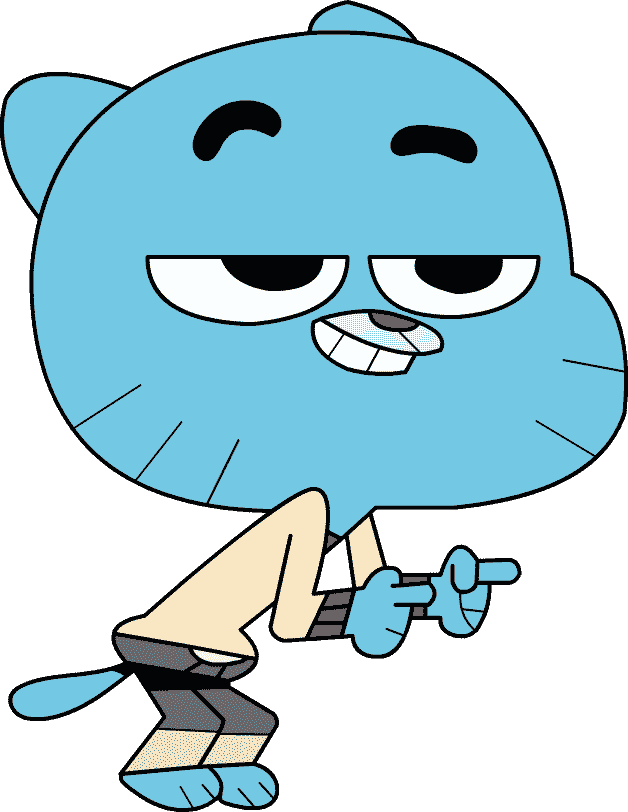 The Amazing World of Gumball Cartoon PNG Transparant Beeld