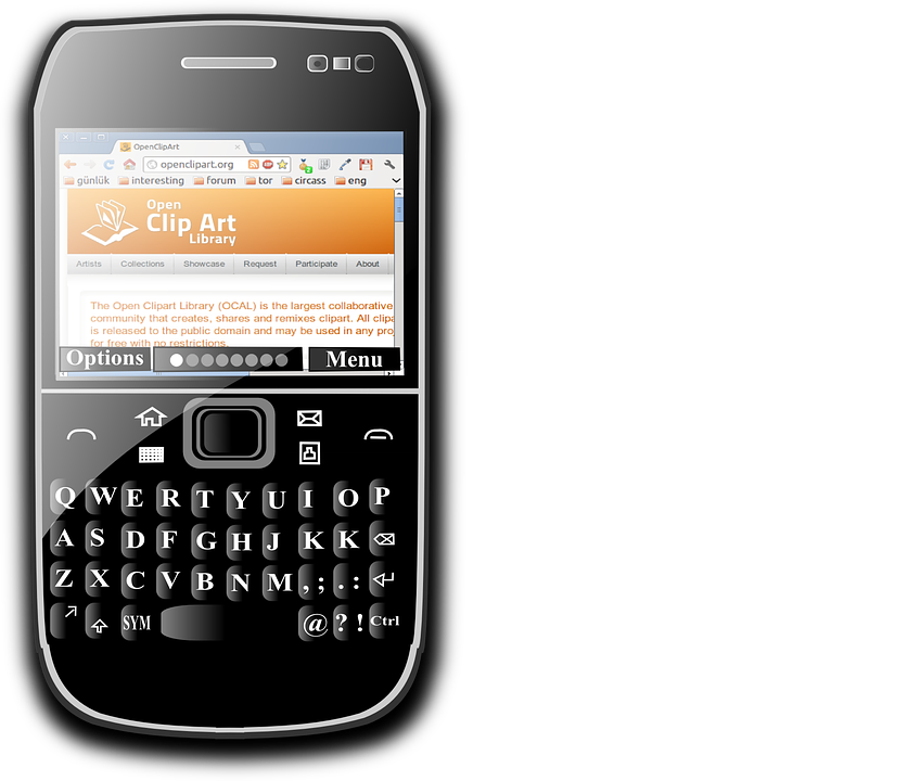 Immagine di alta qualità mobile di Blackberry di vettore