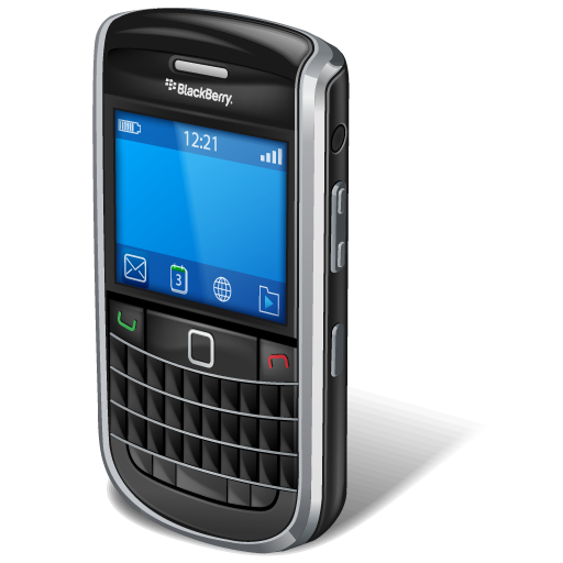 ภาพ Vector Blackberry Mobile PNG