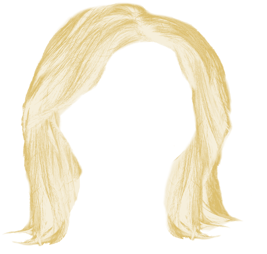 Векторные блондинки волосы PNG Image