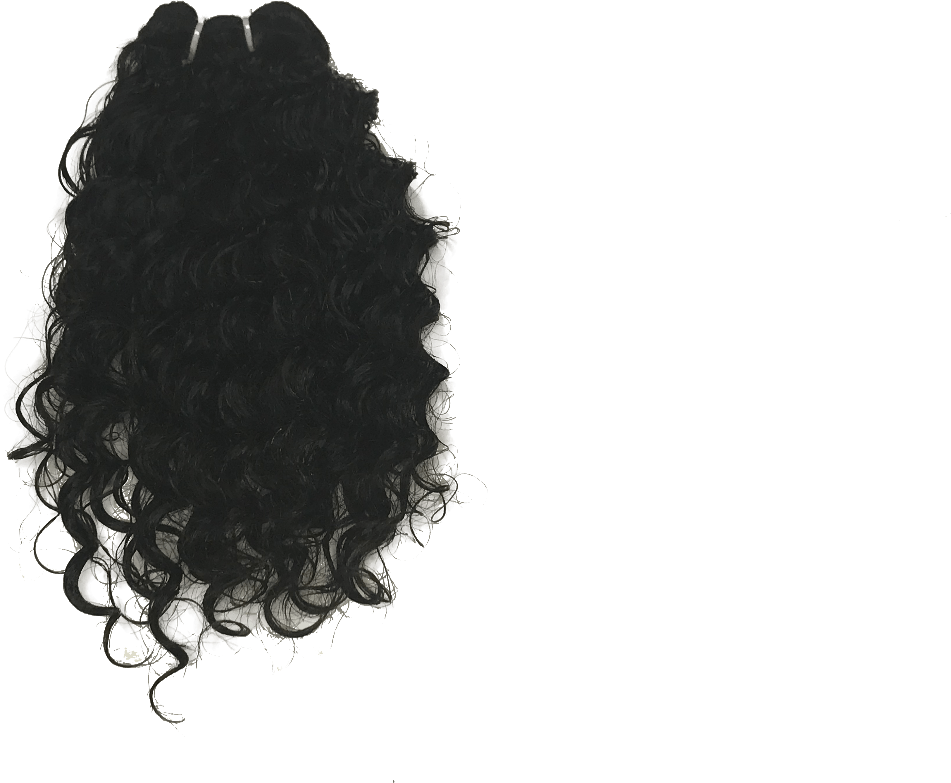 Rambut keriting hitam PNG Gambar berkualitas tinggi